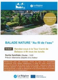 Balade nature du 20/07 au 17/08