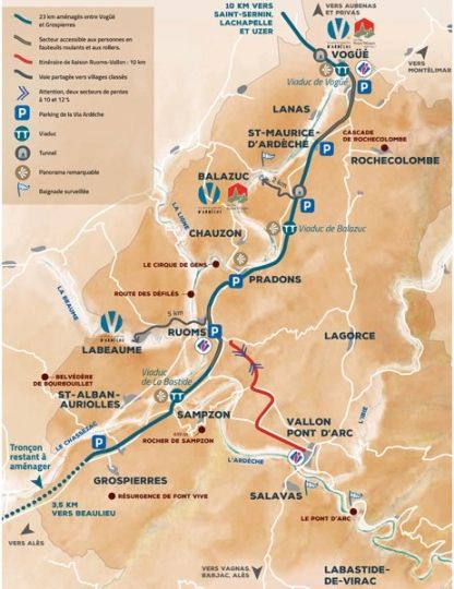 Carte-Voie-Verte-Via-Ardèche