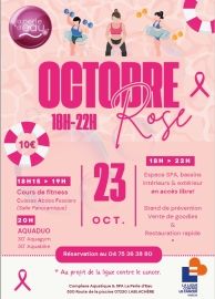 octobre rose à la piscine