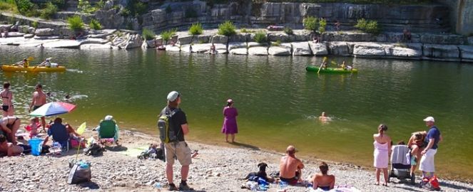 Plage de Balazuc