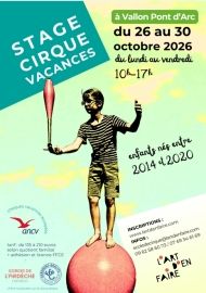 stage cirque vallon